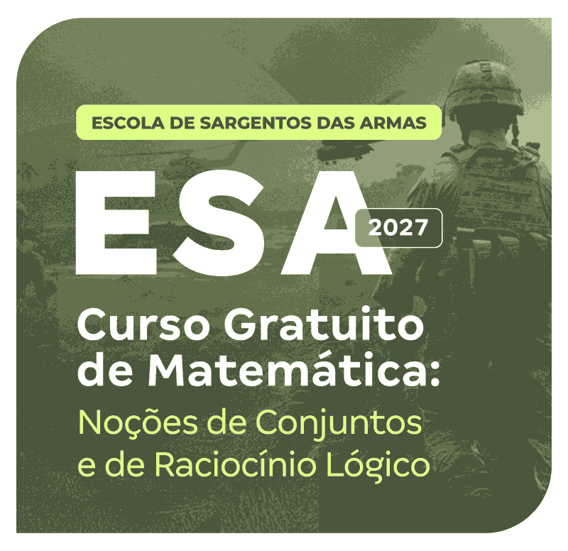 Concurso ESA 2027 | Curso Gratuito de Matemática