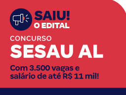Concurso SESAU AL 2026 | Aulas Gratuitas