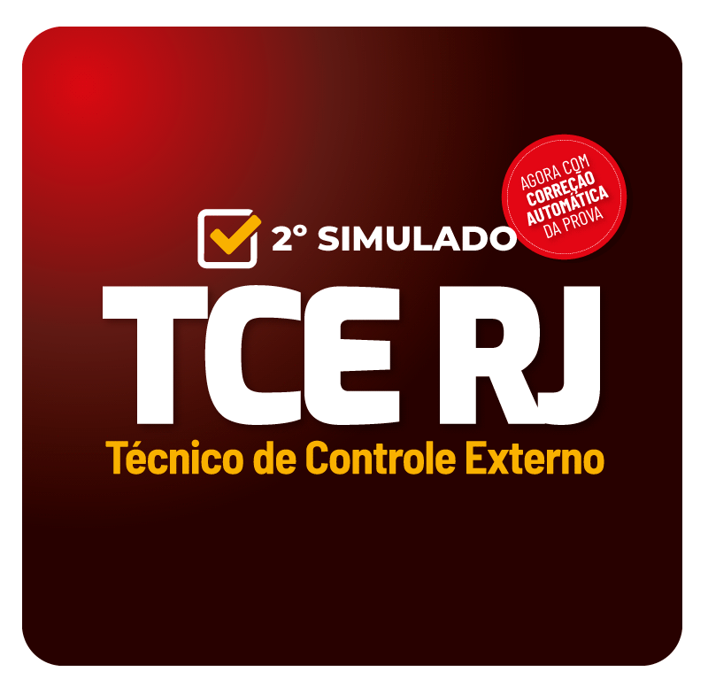 Tce Rj Logo TCE RJ - 2° Simulado - Técnico de Controle Externo